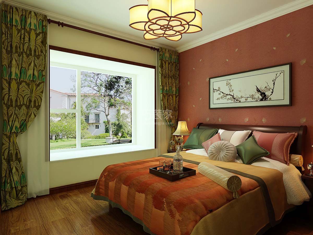 -省政协小区134平新中式风格设计方案