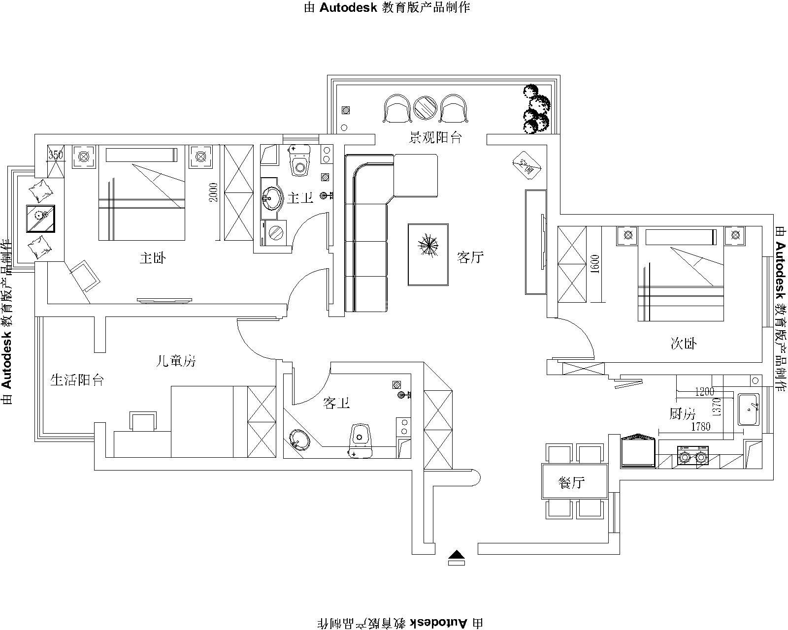 珠峰国际139平现代简约风格设计方案